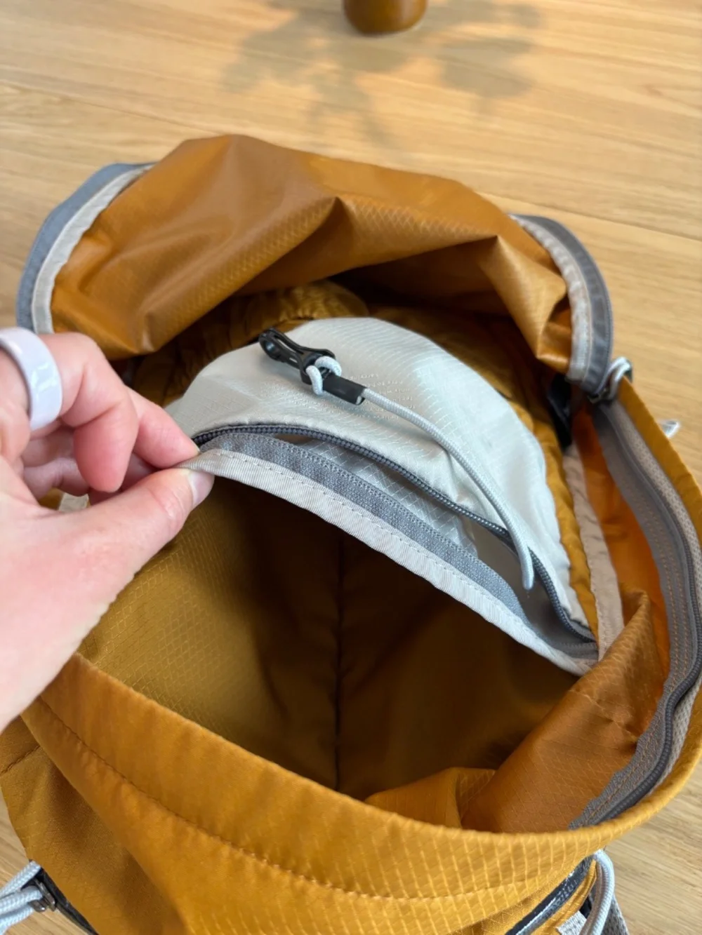 Bellroy Lite Daypack 20L Backpack in discontinued Mustard/Orange colorway